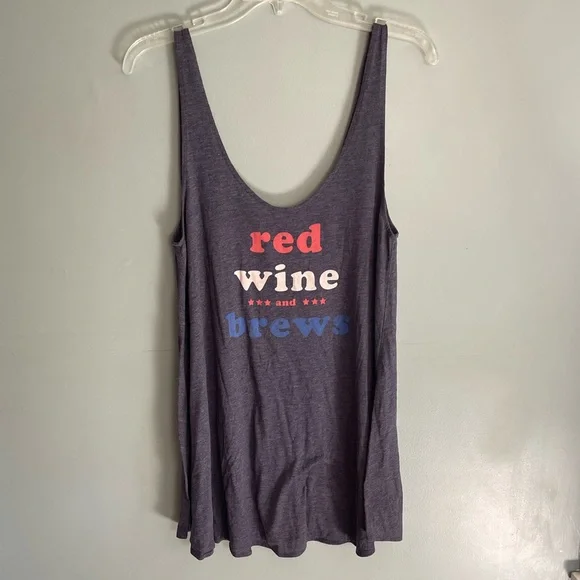 WildFox Red Wine And Brews Tank Top - Picture 2 of 7